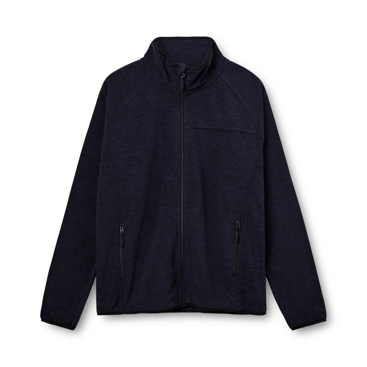 Kopenhaken Herre Fleecejakke Navy   i Store Plus Size Størrelser