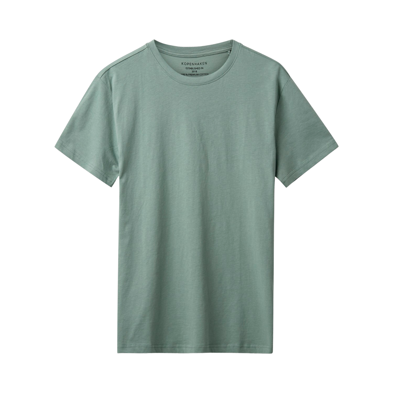 Kopenhaken Juelsminde  -shirt Herre  -shirt Grey Green    i Store Plus Size Størrelser