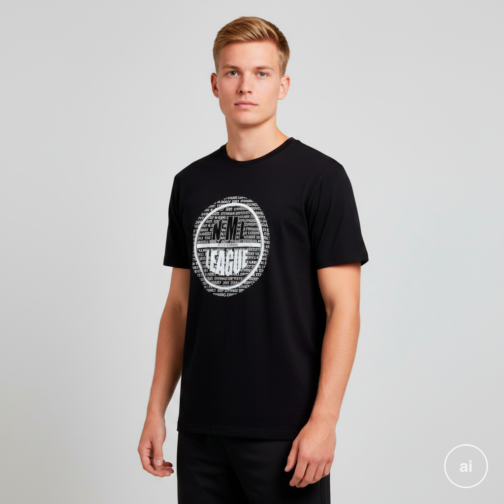 Loaded Ass Herre  -shirt P2 Black   i Store Plus Size Størrelser