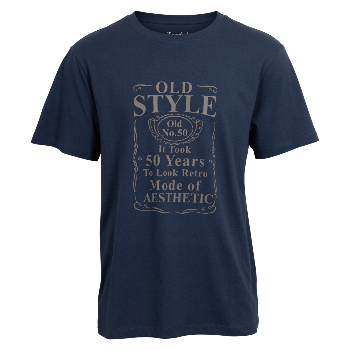 Loaded Ass Herre  -shirt P6 Dark Denim   i Store Plus Size Størrelser