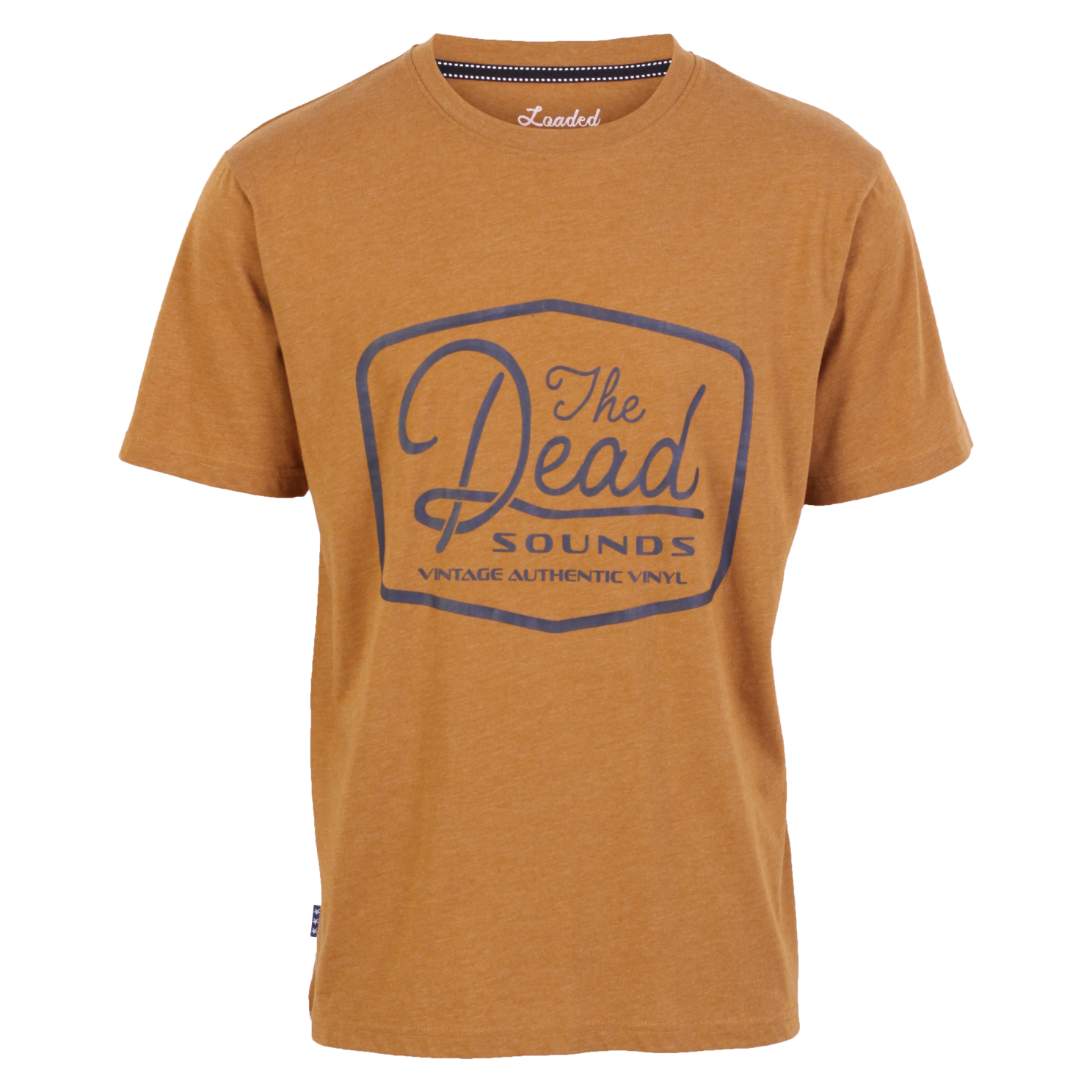 Loaded Herre T-shirt – Mustard Melange på udsalg!