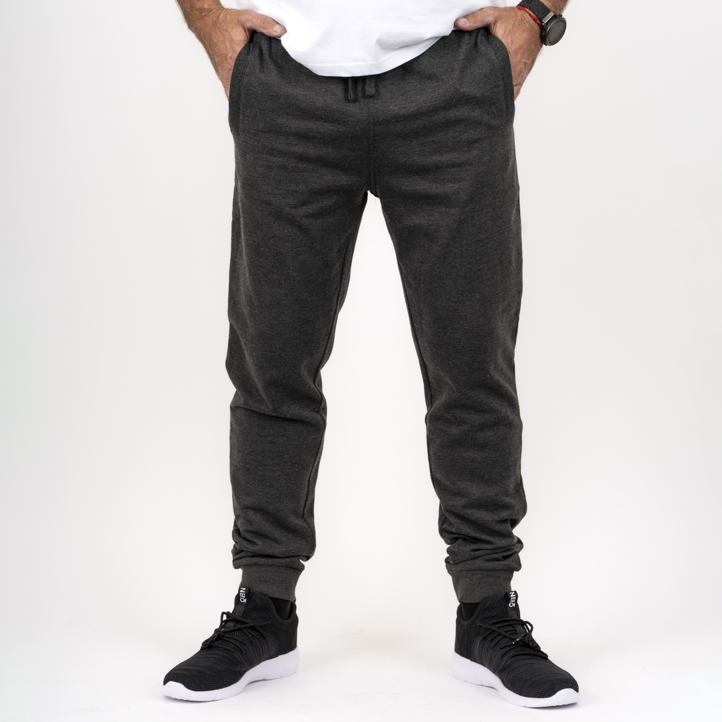 Loaded Nevada Herre Sweatpants – Mørkegrå Melange Tilbud!