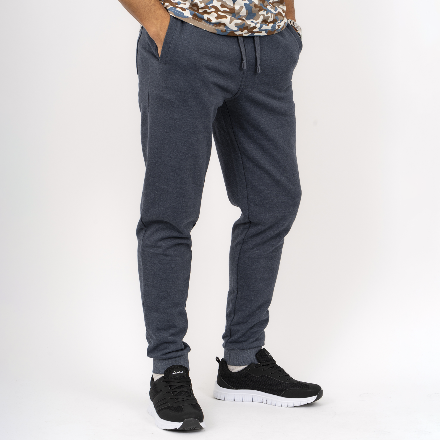 Loaded Nevada Herre Sweatpants – Denim Melange Tilbud!