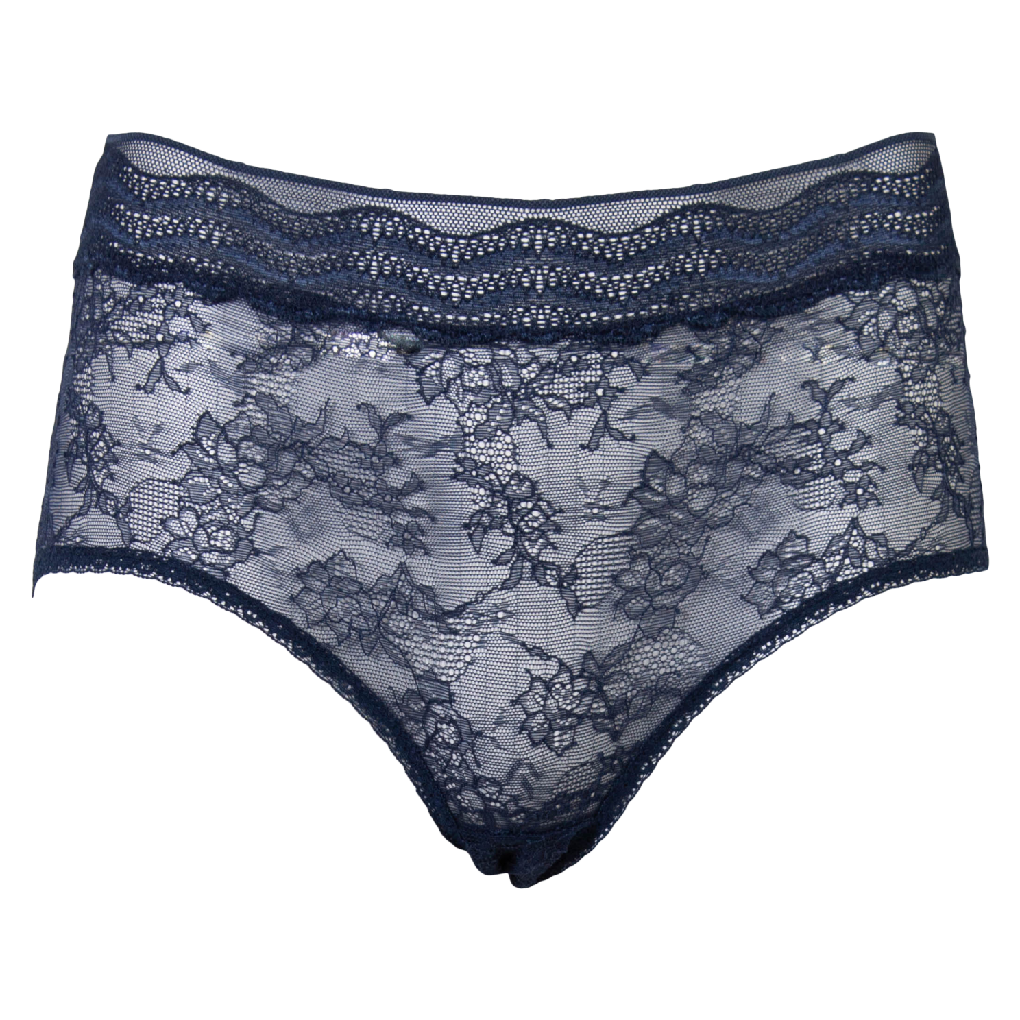 Lulu 39   Drawer Leah Dame Trusser Navy   i Store Plus Size Størrelser