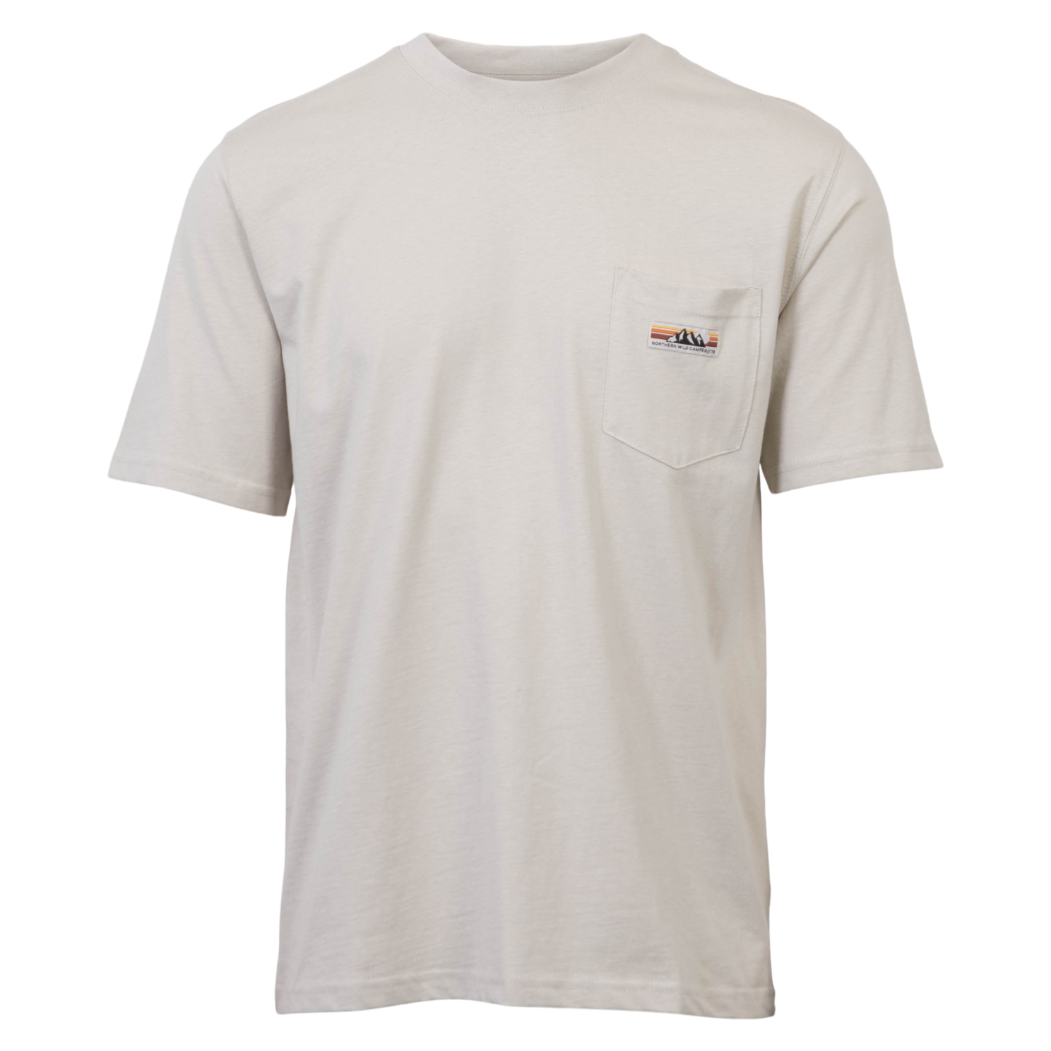 Marcus Colt Herre T-shirt – Lys Sand i Plus Size Tilbud