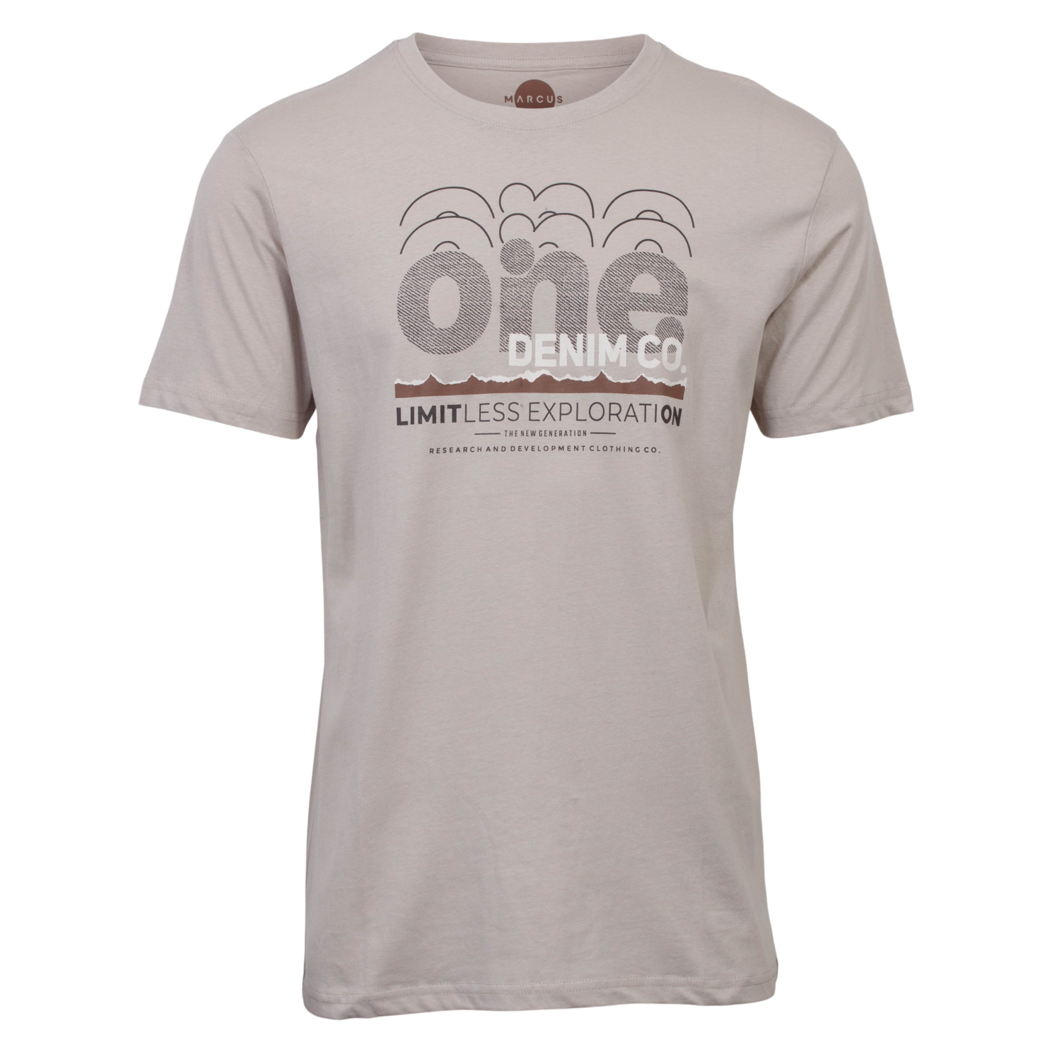Marcus Hatty Plus Size T-shirt – Bubbly Beige Tilbud