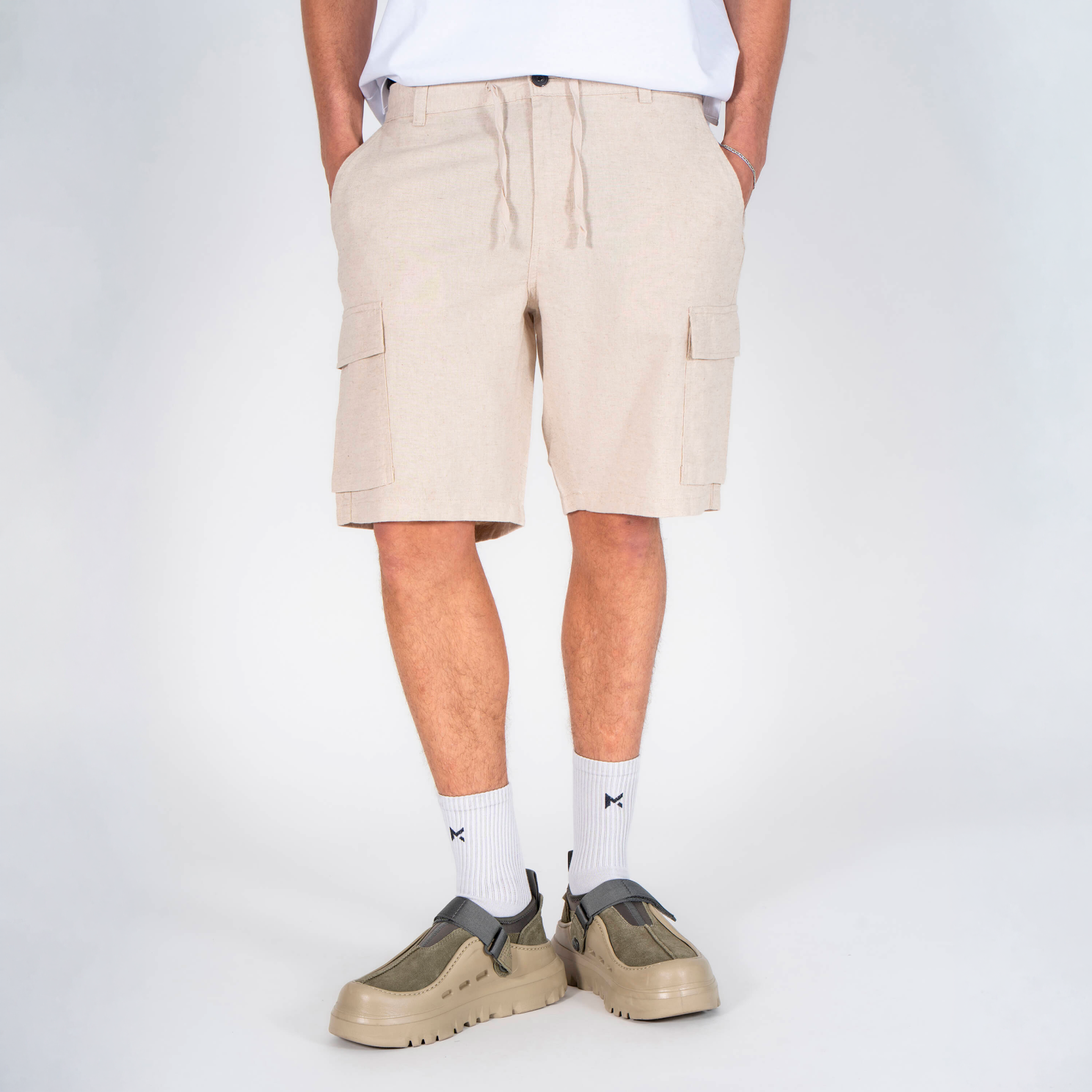 Marcus Herre Shorts Nacreous Clouds   i Store Plus Size Størrelser