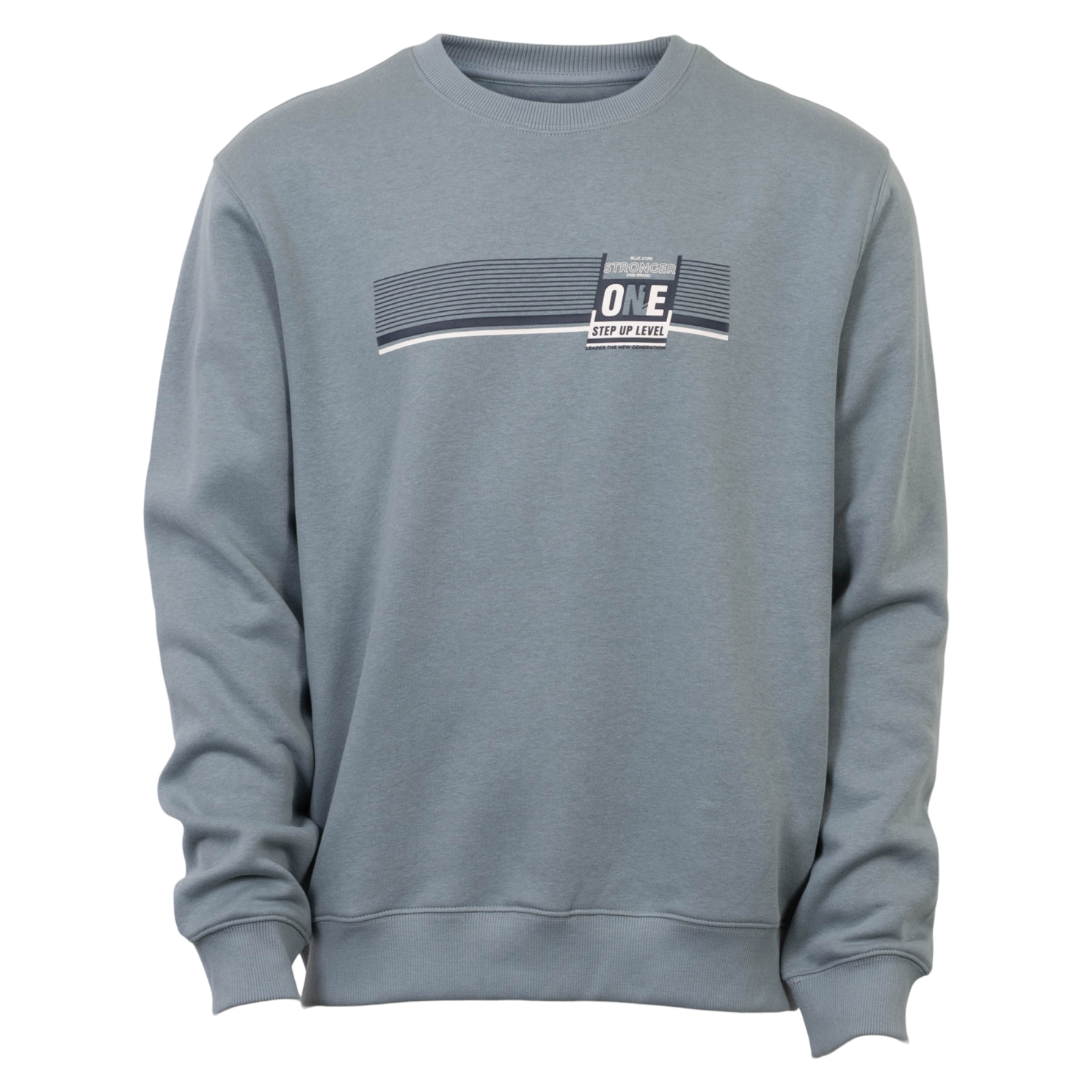 Marcus Herre Sweatshirt Slate    i Store Plus Size Størrelser