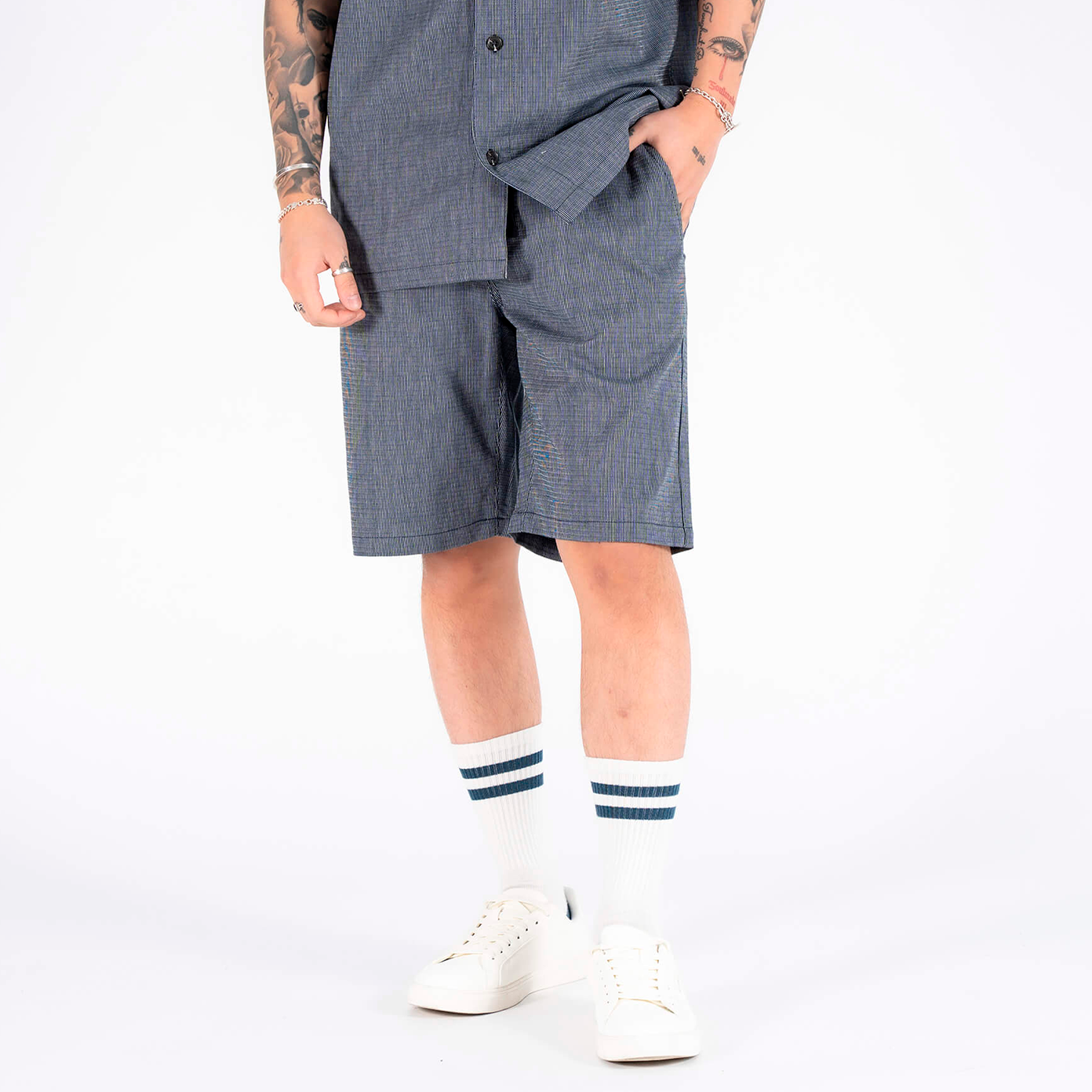Marcus Iggy Herre Shorts Dark Sapphire i Store Plus Size Størrelser