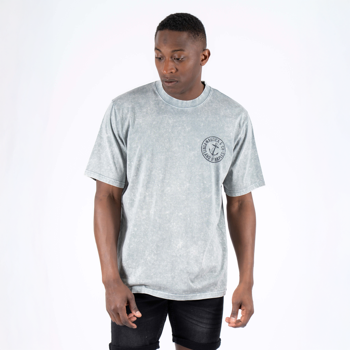 Marcus Kelly Herre -shirt Slate i Store Plus Size Størrelser