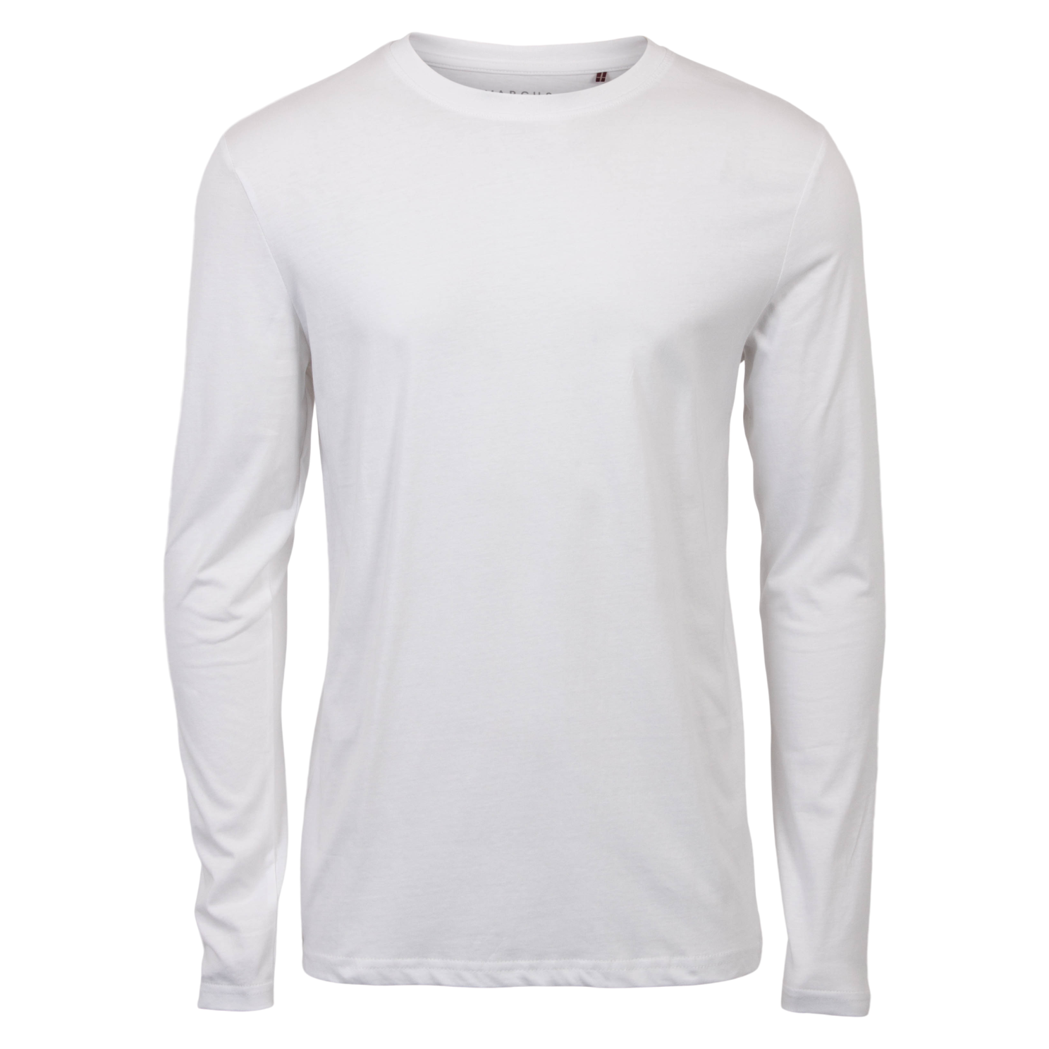Marcus Roxy Herre Langærmet  -shirt White    i Store Plus Size Størrelser