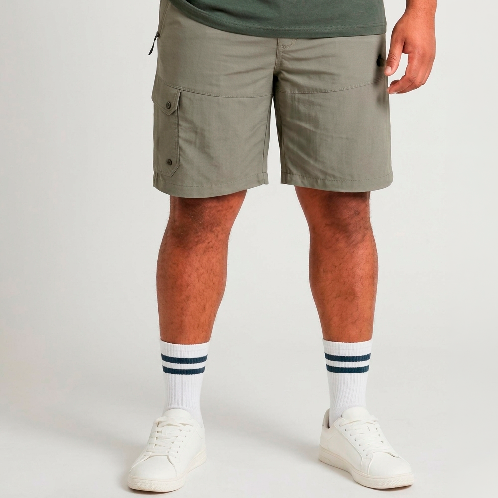 Marcus Selton Herre Shorts Agave Green    i Store Plus Size Størrelser