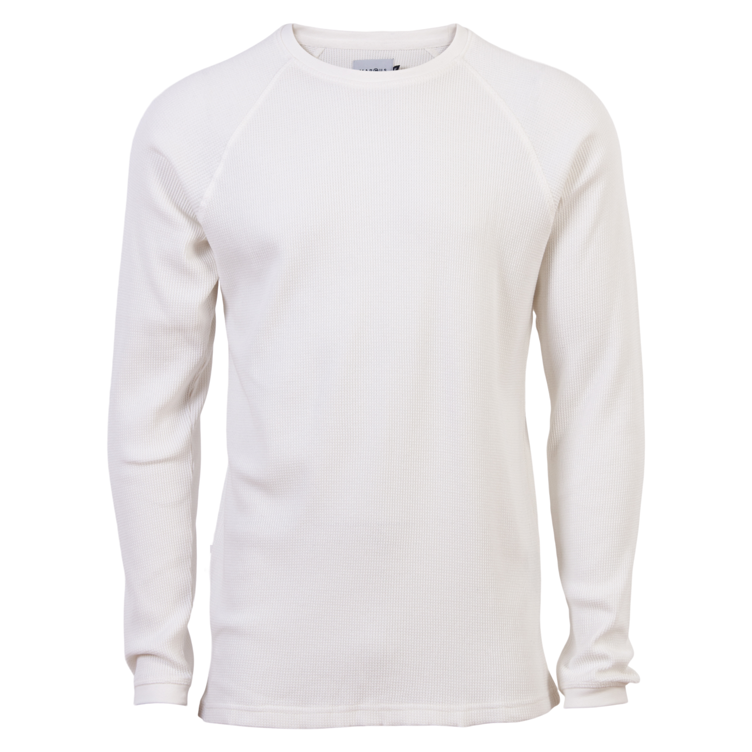 Marcus Ziggy Herre Striktrøje Antic White    i Store Plus Size Størrelser