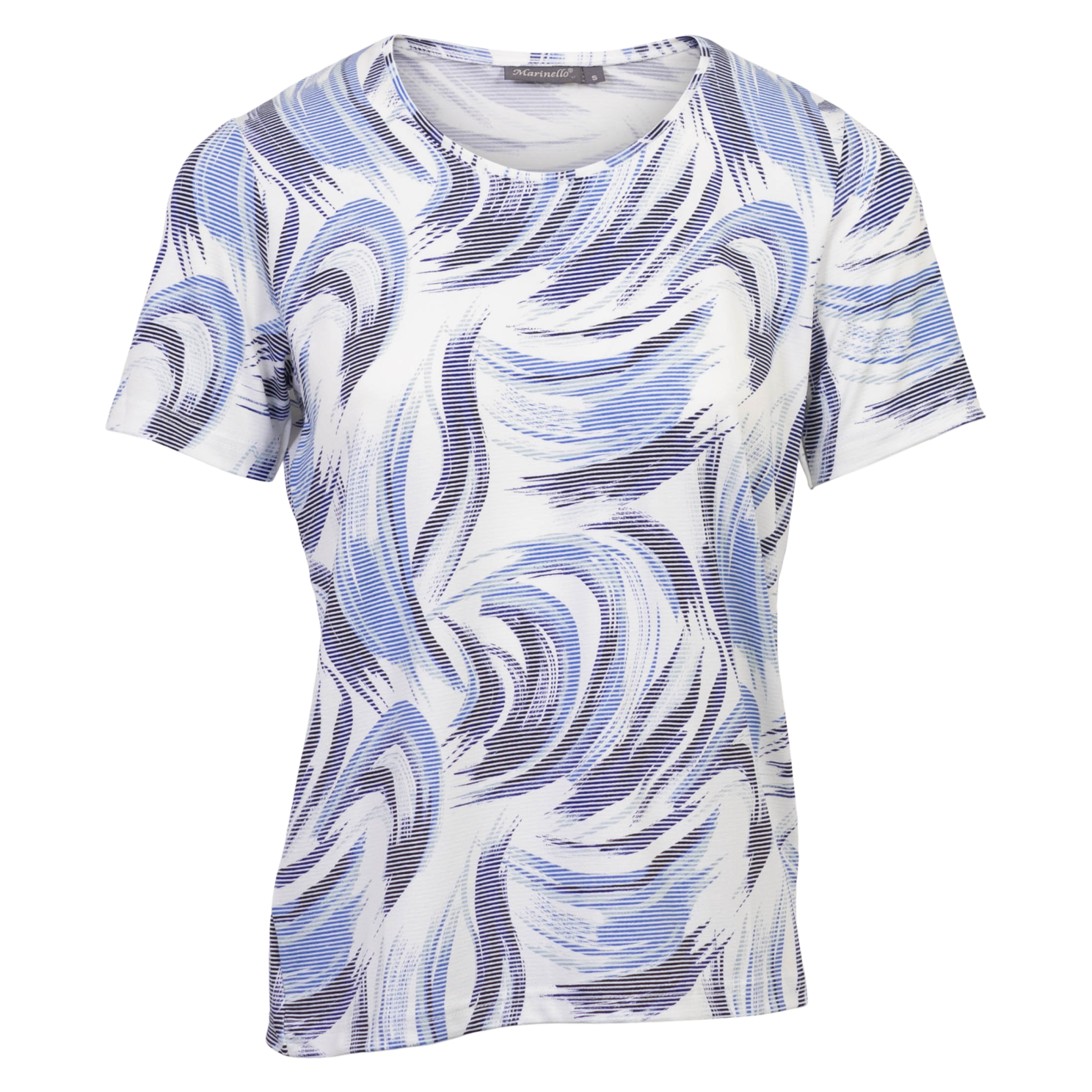 Marinello Plus Size Dame T-shirt i Blå – Fantastisk Tilbud!