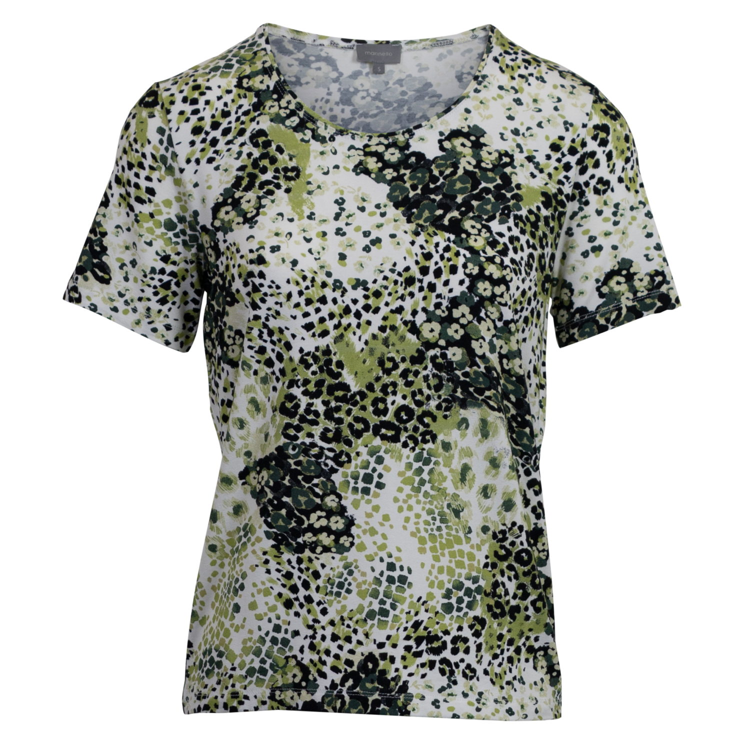 Marinello Dame  -shirt Green   i Store Plus Size Størrelser