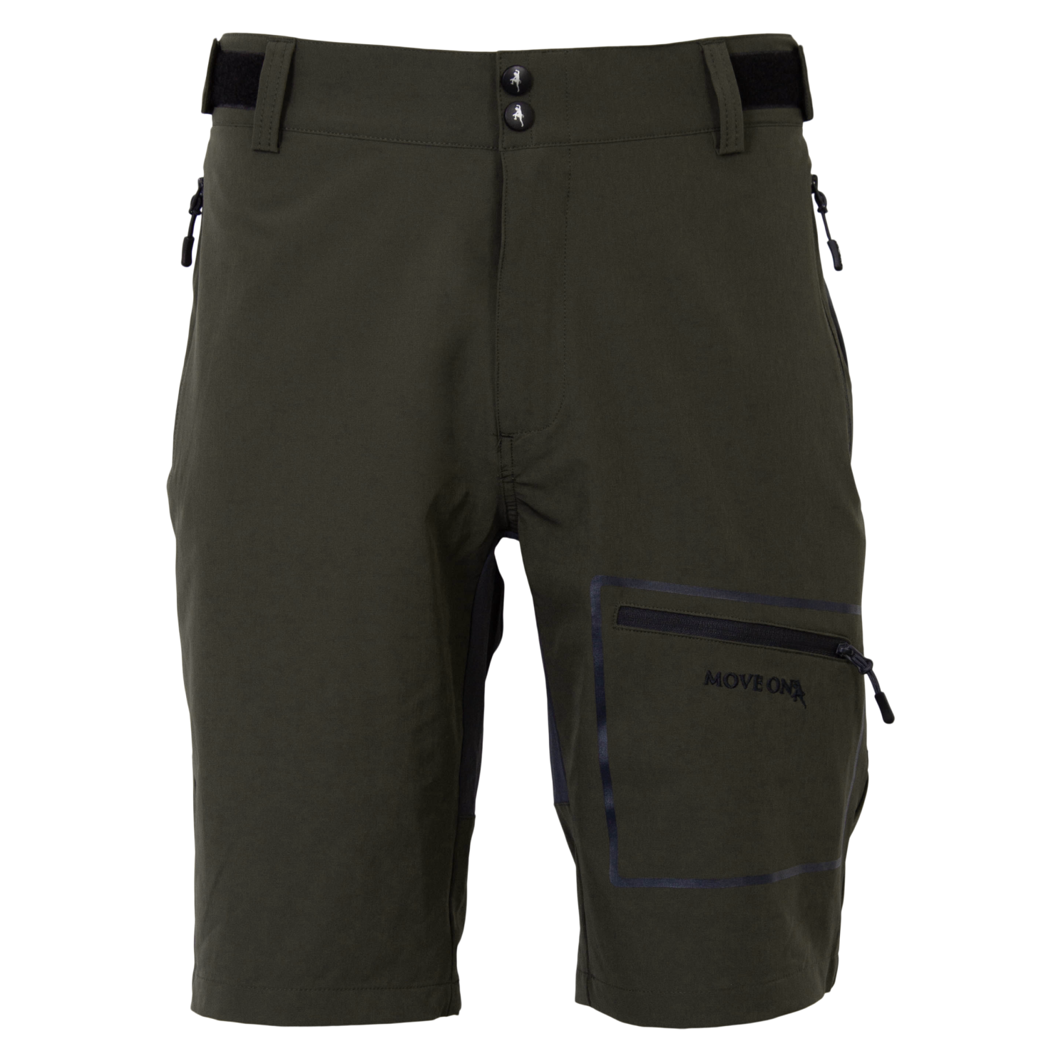Move On Solvik Herre Shorts – Mørk Oliven Udsalg!