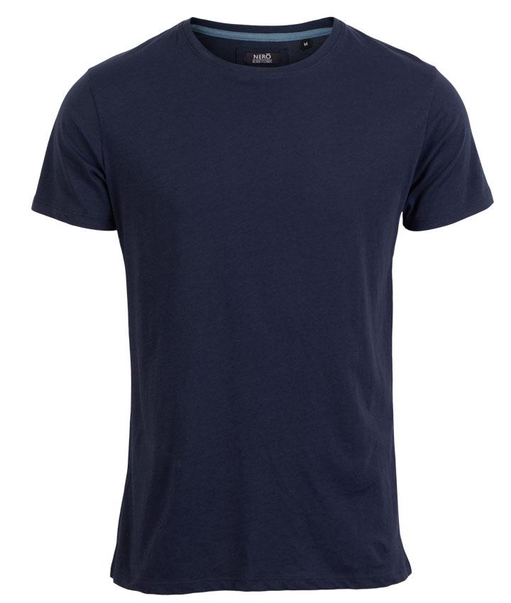 Nero Kiko Herre T-shirt Navy – Plus Size Udsalg!
