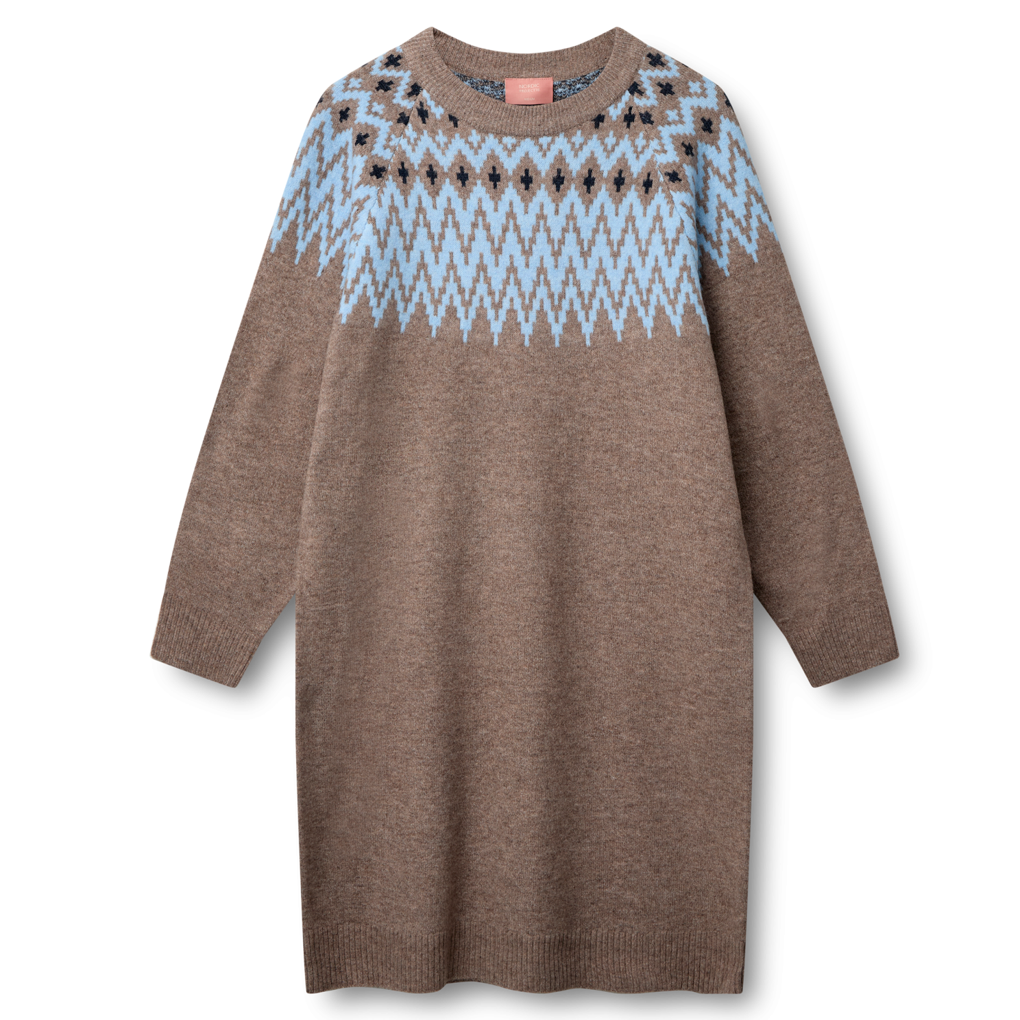 Nordic Project 18 Ida Dame Striktrøje Slate Black   i Store Plus Size Størrelser