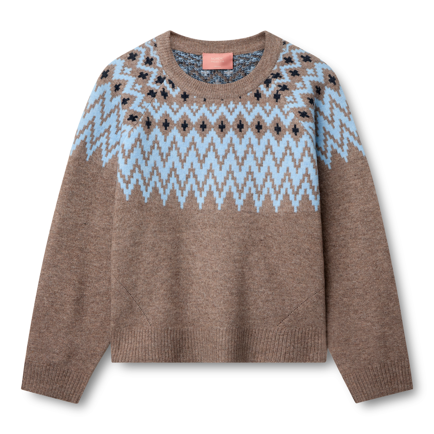Nordic Project 18 Ida Dame Striktrøje Slate Black   i Store Plus Size Størrelser