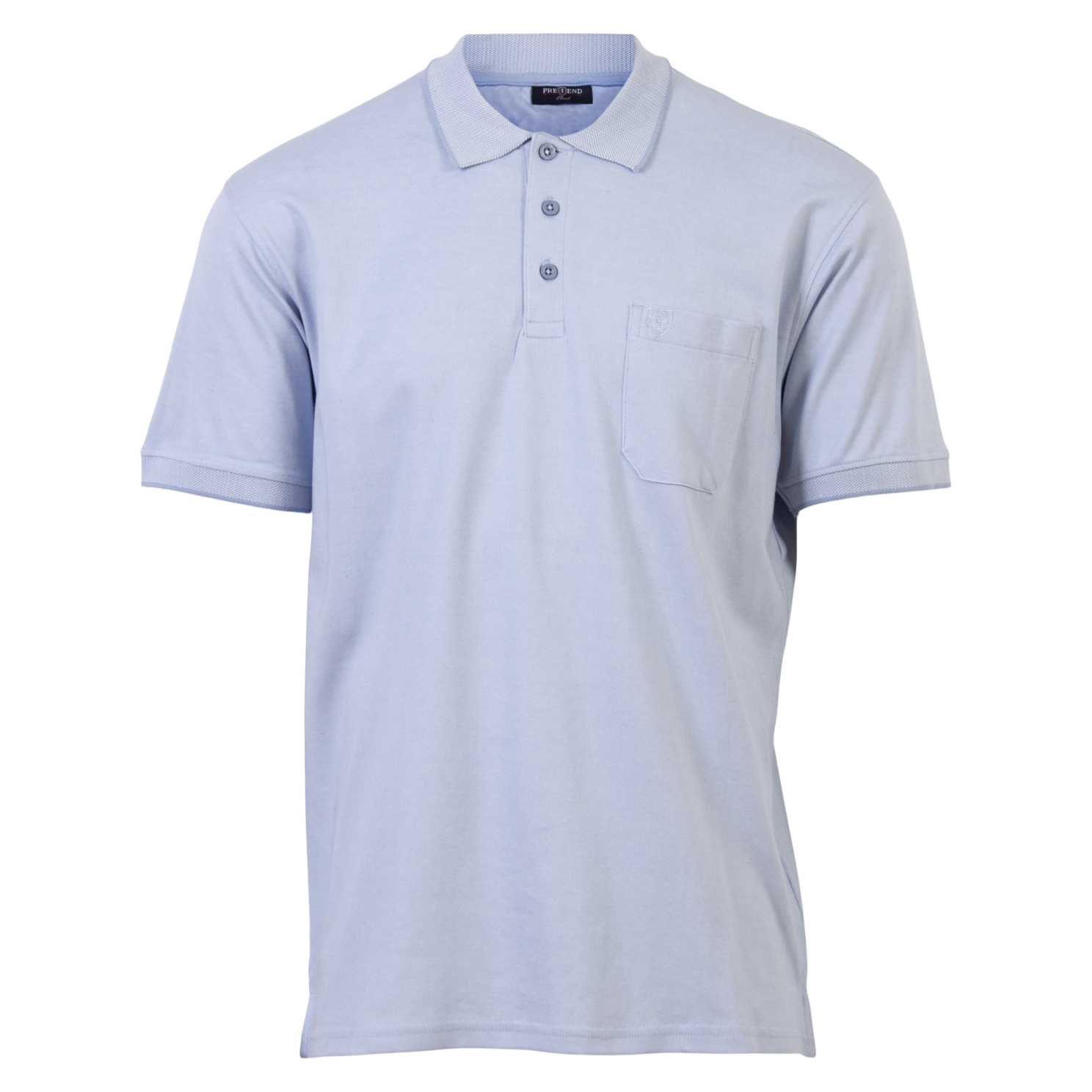 Klassisk Blå Plus Size Polo til Mænd - Uundgåelig Stil!