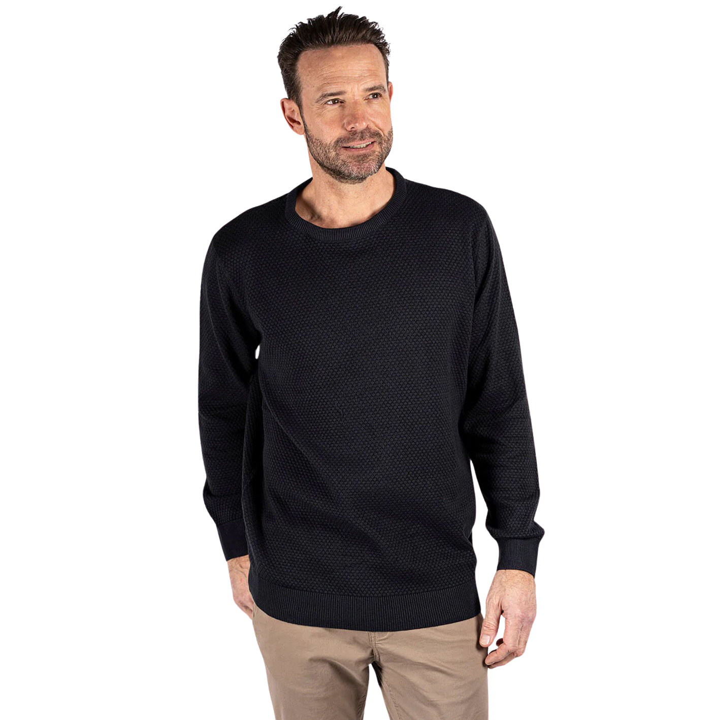 Pre End Howard Herre Striktrøje – Ultra Mørk Navy Tilbud!