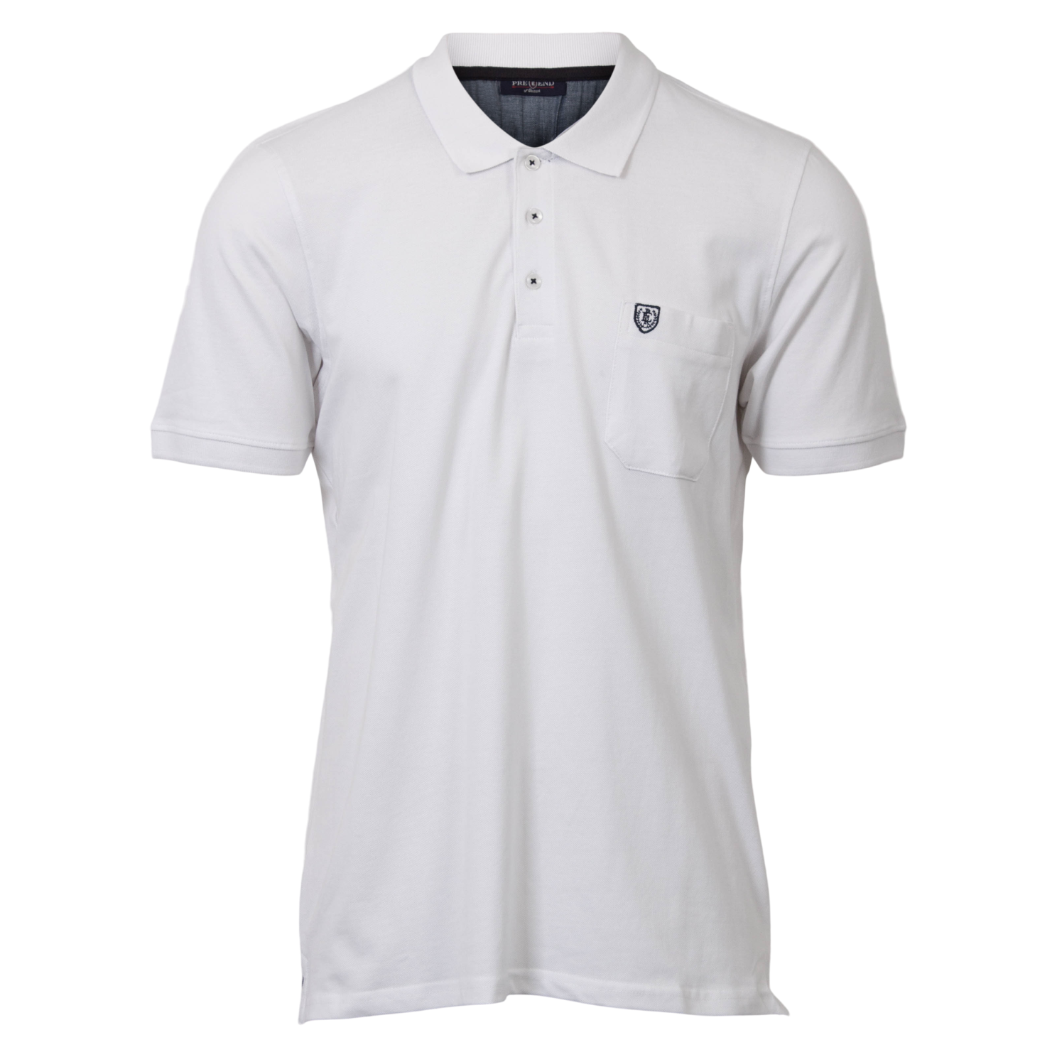 Pre End Neils Herre Polo i Hvid – Plus Size Tilbud