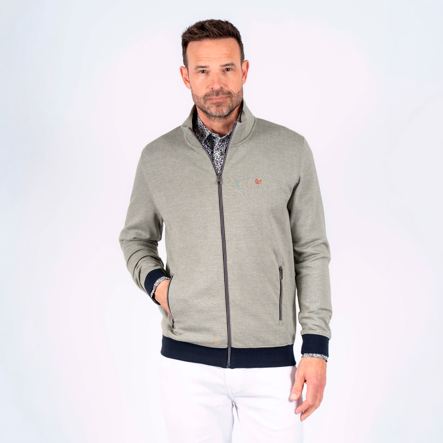 Pre End Rai Herre Polo Light Army i Store Plus Size Størrelser