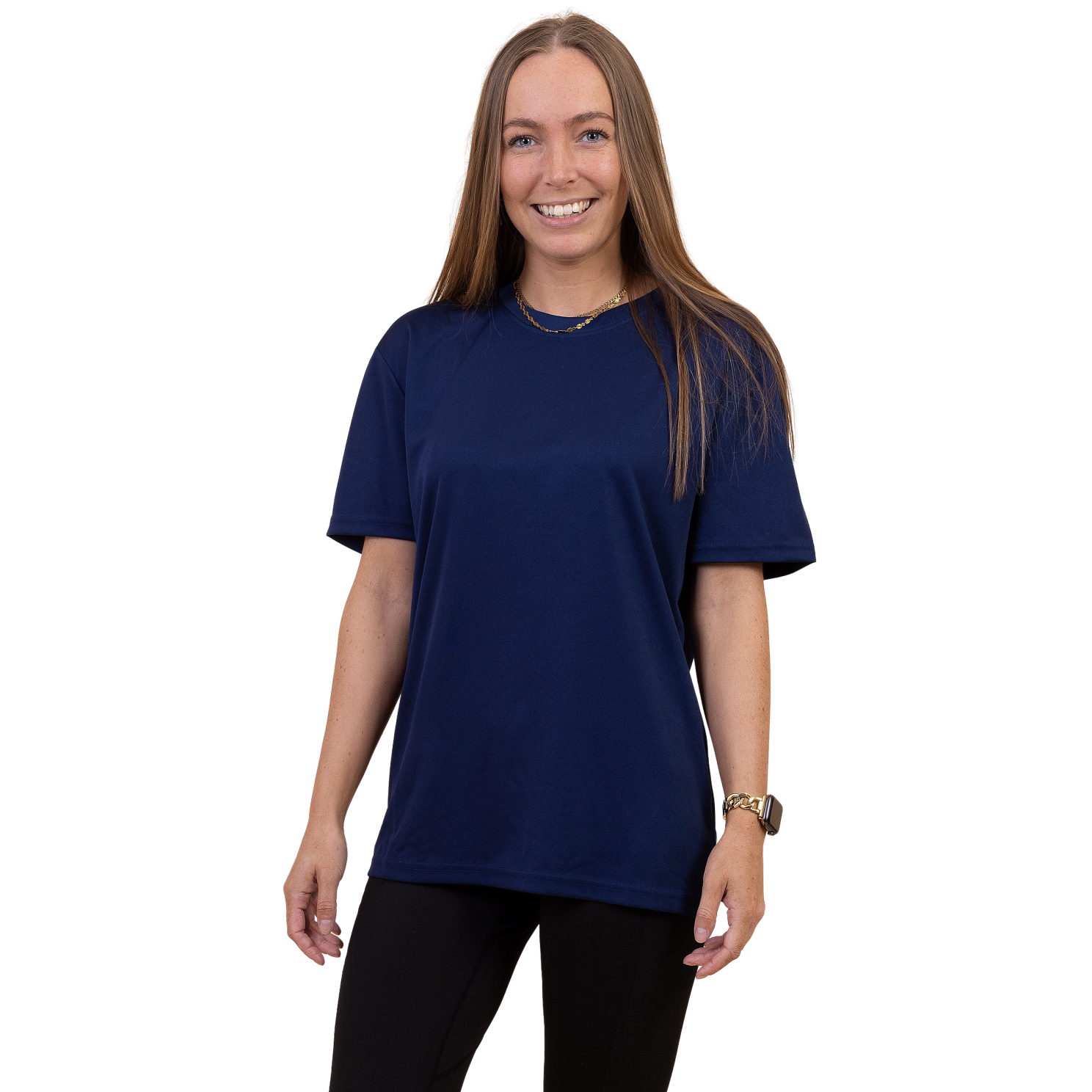 Steenholt Adi Unisex T-shirt – Blå Plus Size Tilbud!