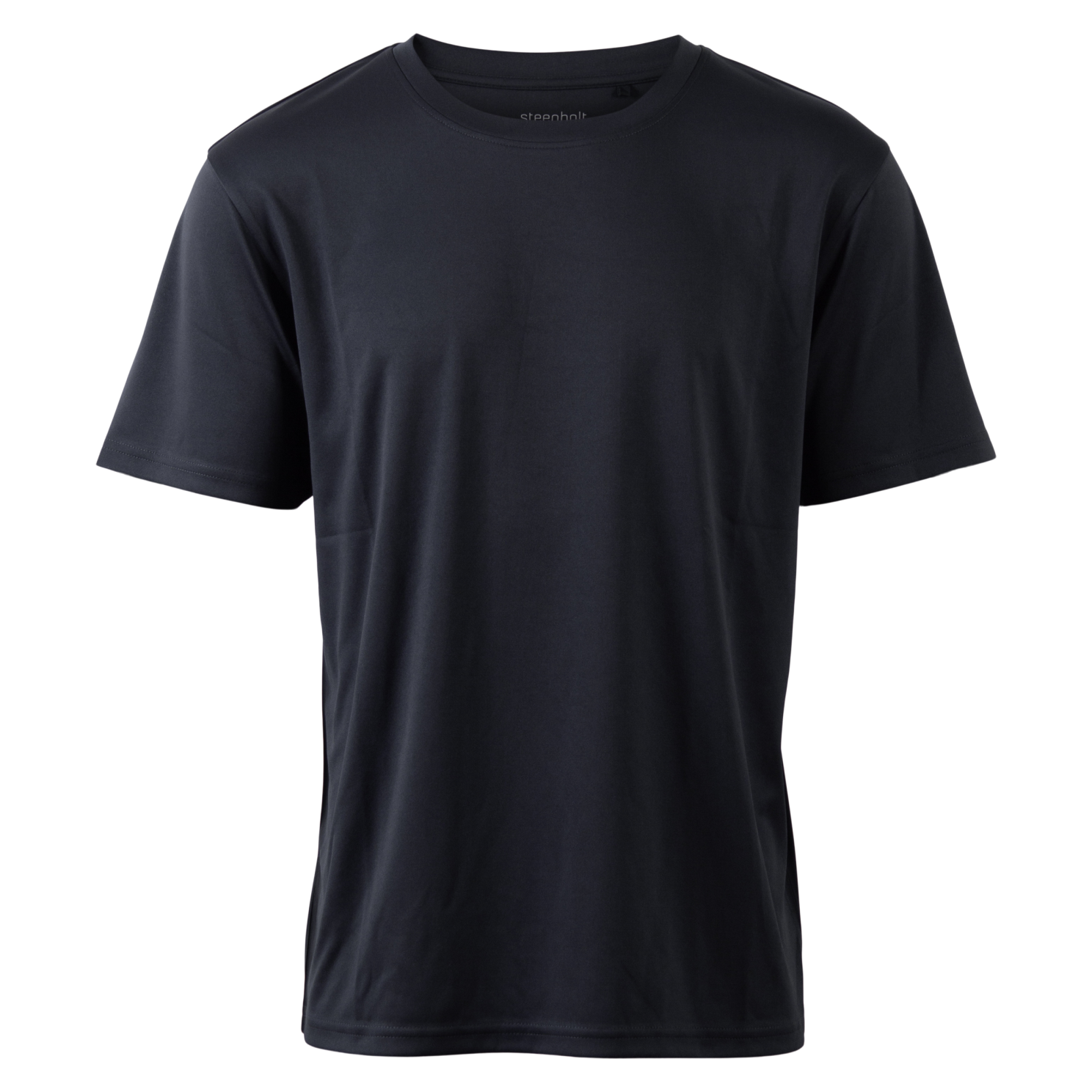Steenholt Adi Unisex T-shirt Plus Size - Sort Tilbud!