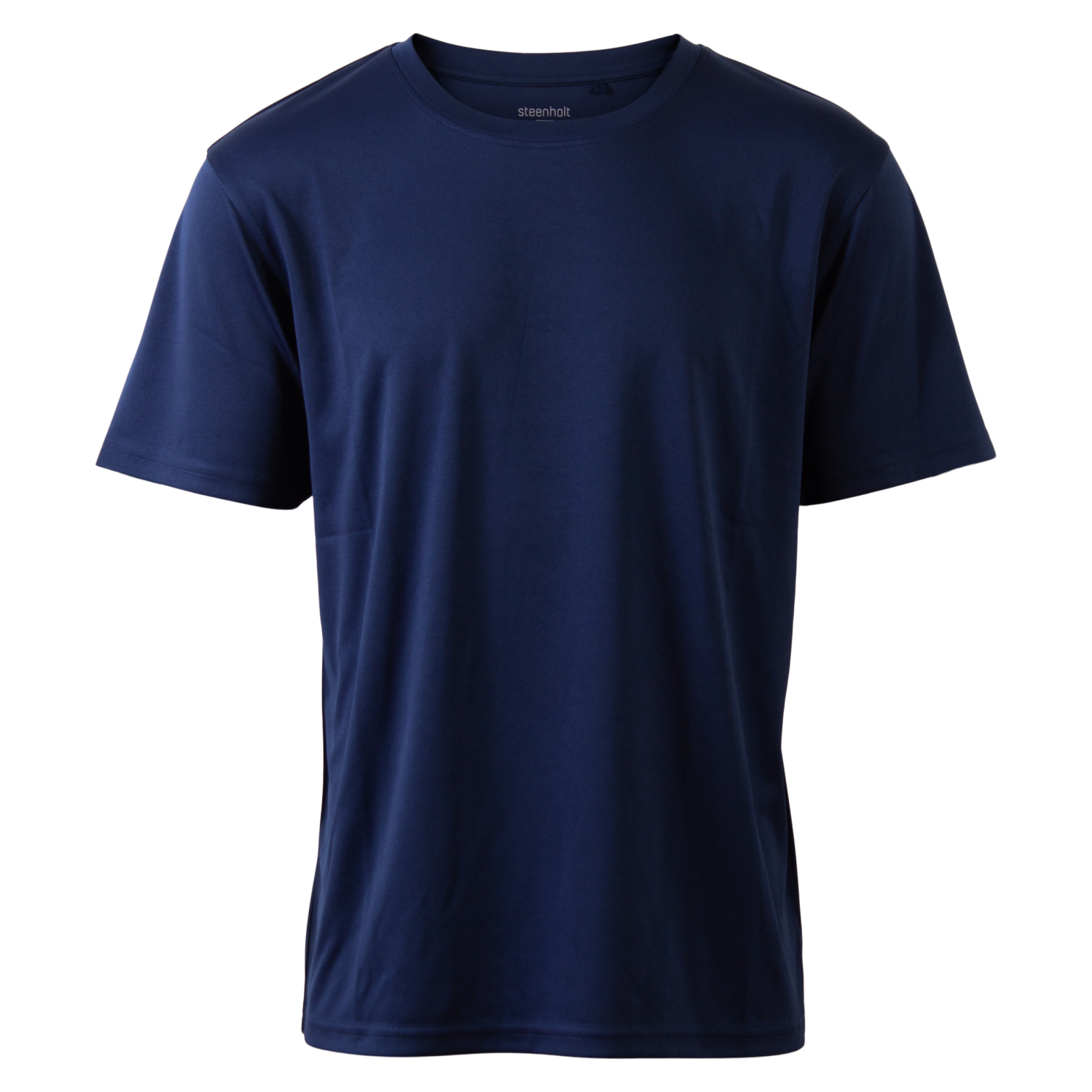 Steenholt Adi Unisex T-shirt Plus Size – Blå Udsalg