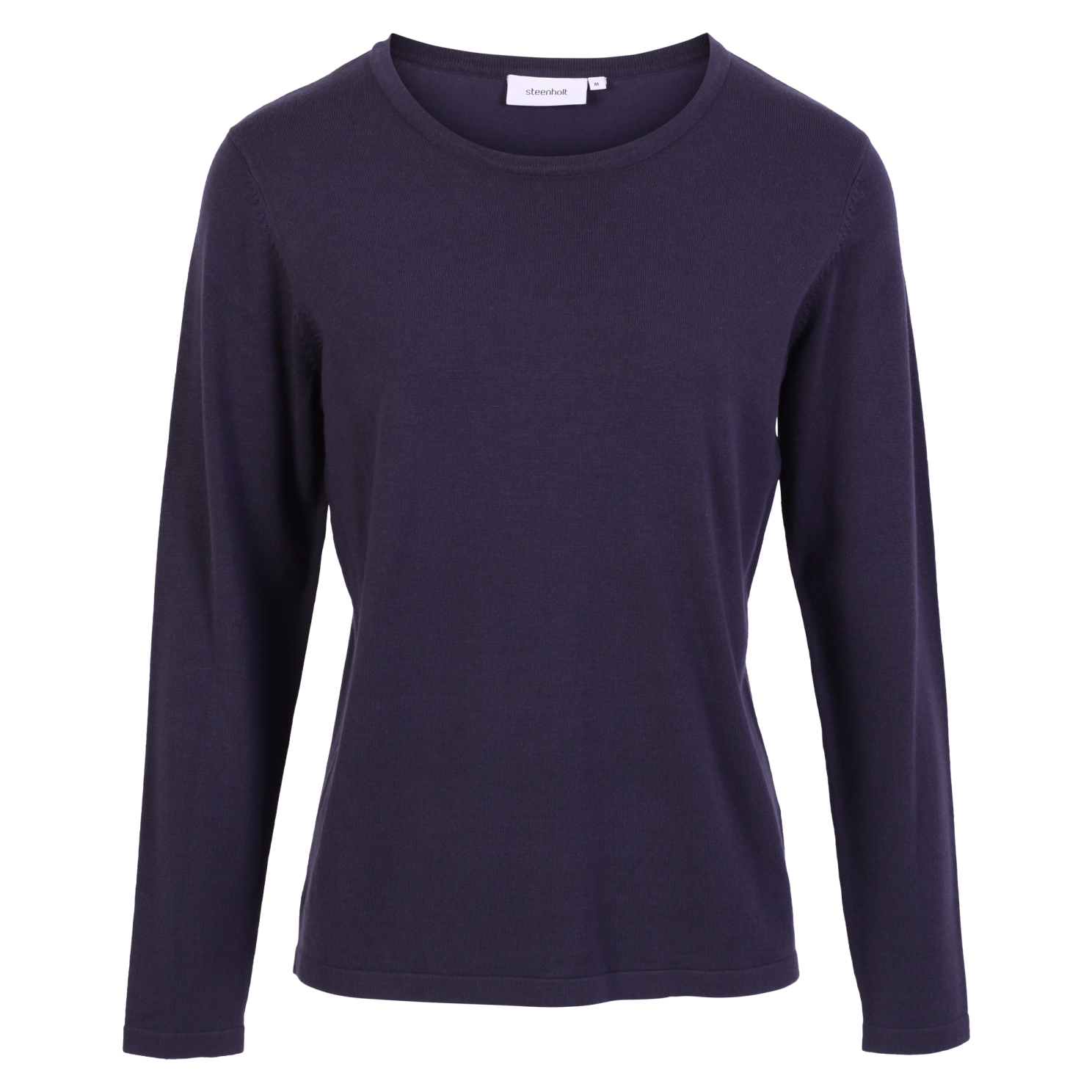 Elegant Navy Striktrøje til Damer - Must-Have i Garderoben