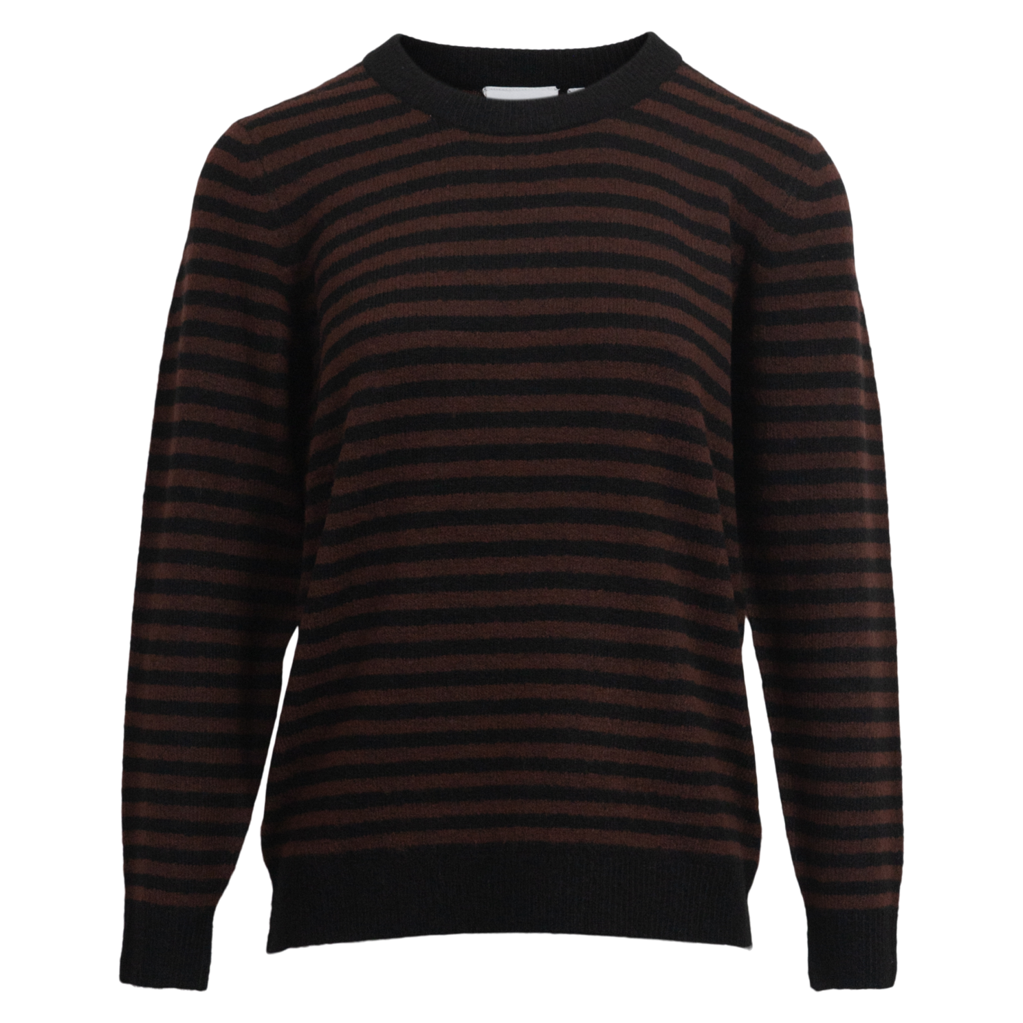 Steenholt Dame Striktrøje Rum Raisin Black   i Store Plus Size Størrelser