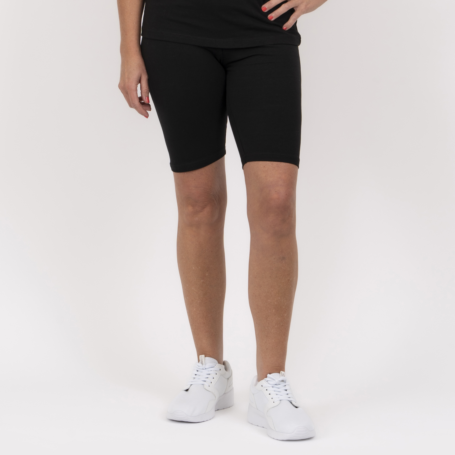Steenholt Harmony Cykelshorts til Dame – Plus Size, Sort