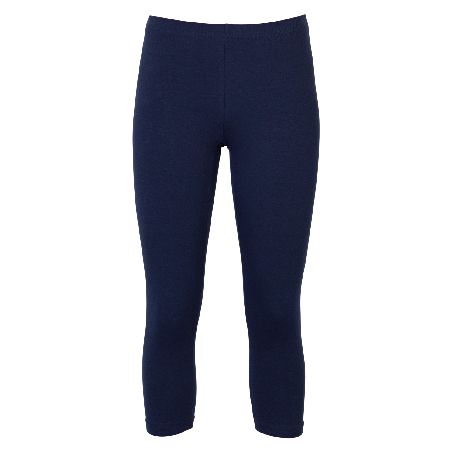 Steenholt Harmony Plus Size Leggings – Navy 3/4 Længde Udsalg