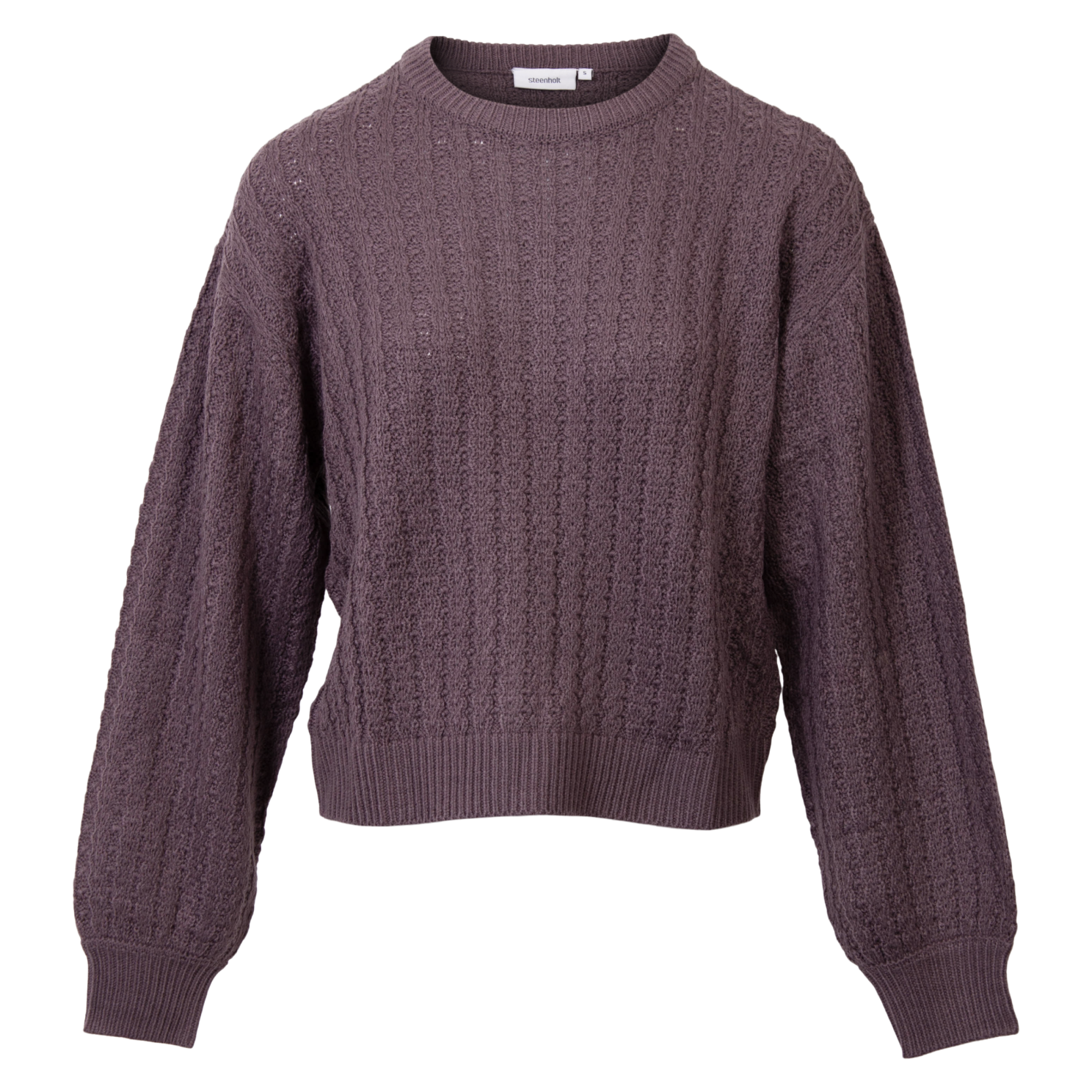 Steenholt Olivia Plus Size Striktrøje – Elegant og Komfortabel