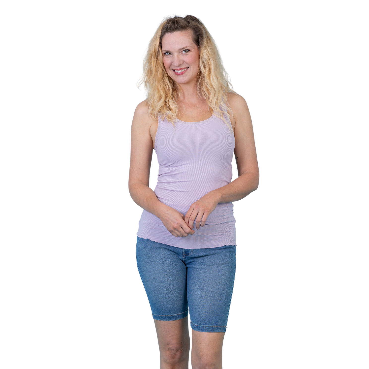 Elegant Lavendel Top til Dame - Must-Have Stil!