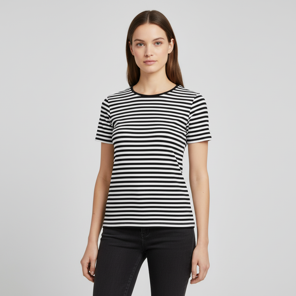 Steenholt Rosita Dame  -shirt Black    i Store Plus Size Størrelser