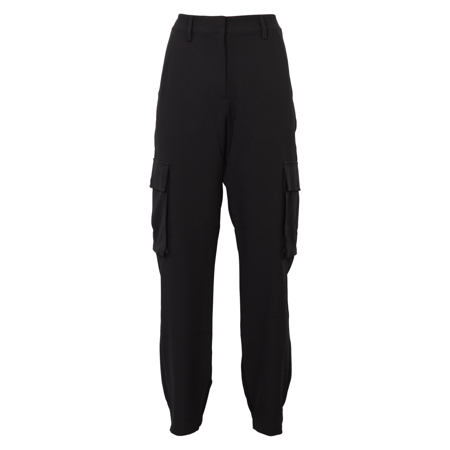 Steenholt Sharon Plus Size Cargobukser til Dame – Sort Stil