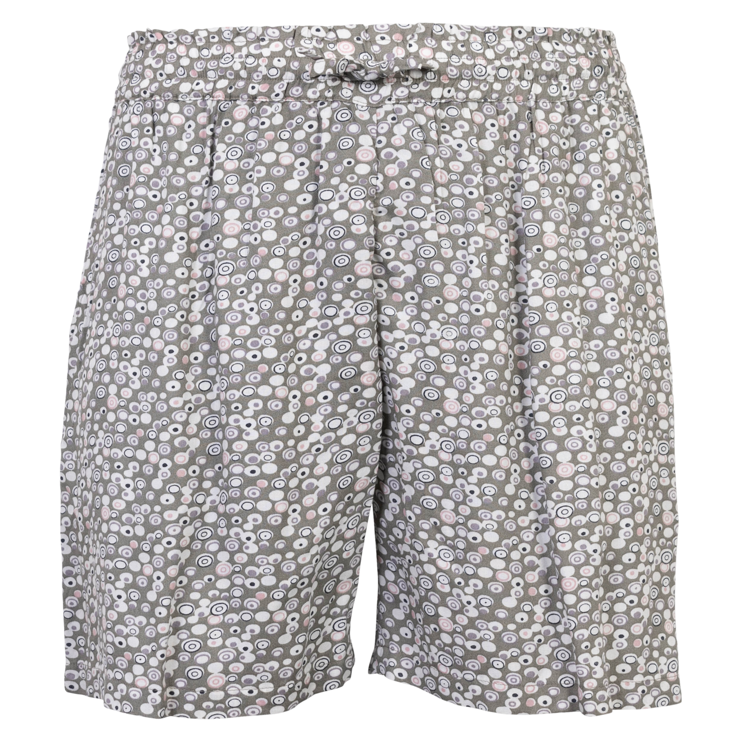 Sofia Plus Size Shorts – Elegant Lavendelgrå til Sommerbrug