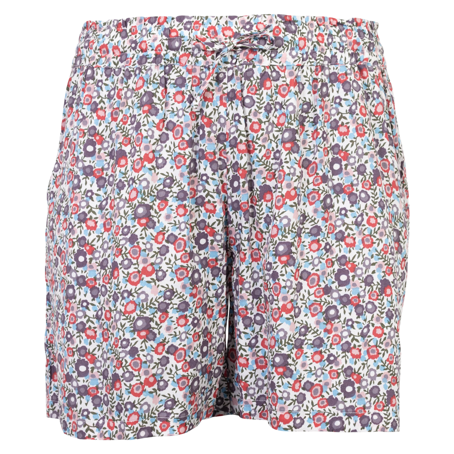 Steenholt Sofia Plus Size Dame Shorts – Aop Vetiver Tilbud