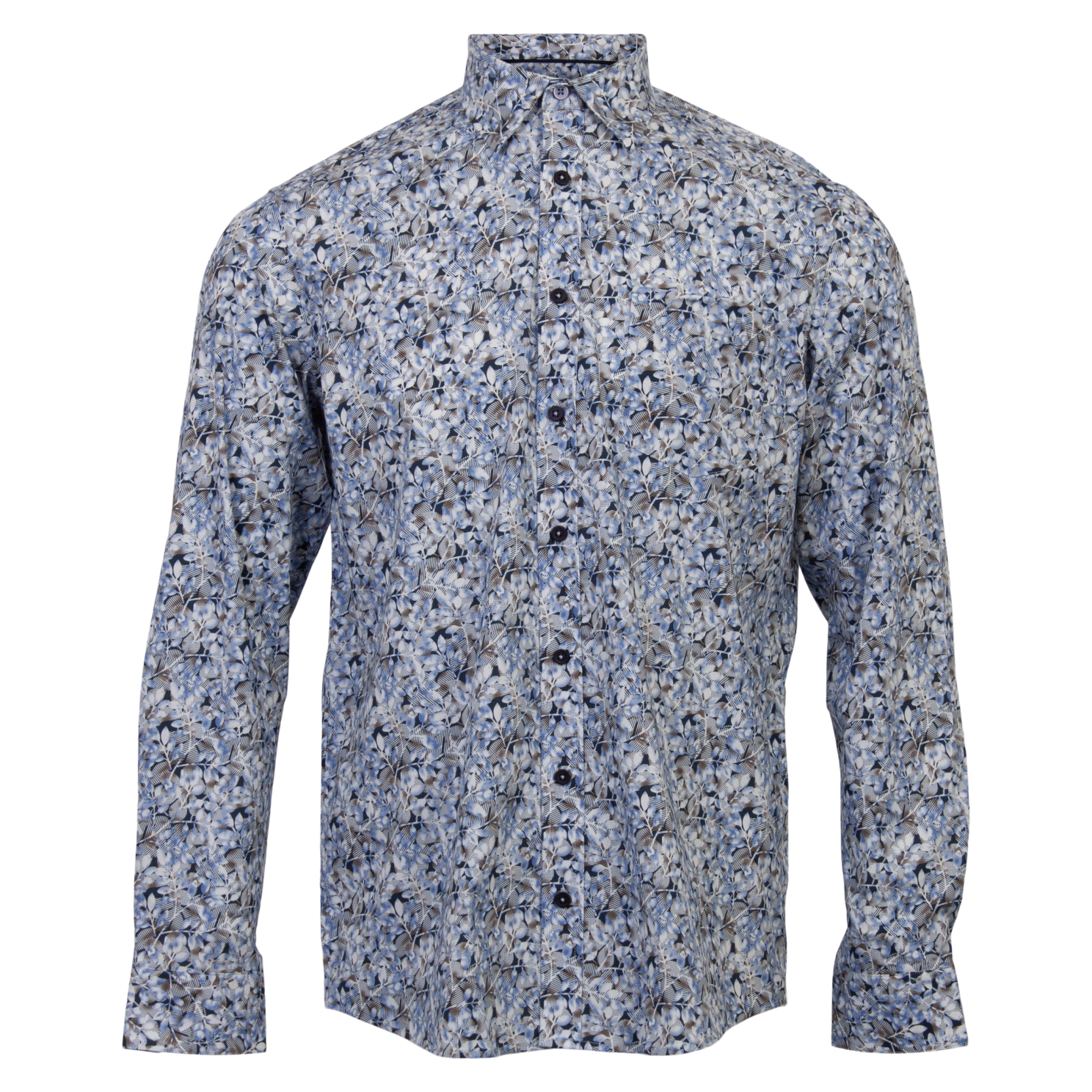 Vito Elron Herreskjorte i Colony Blue – Elegant Herreskjorte