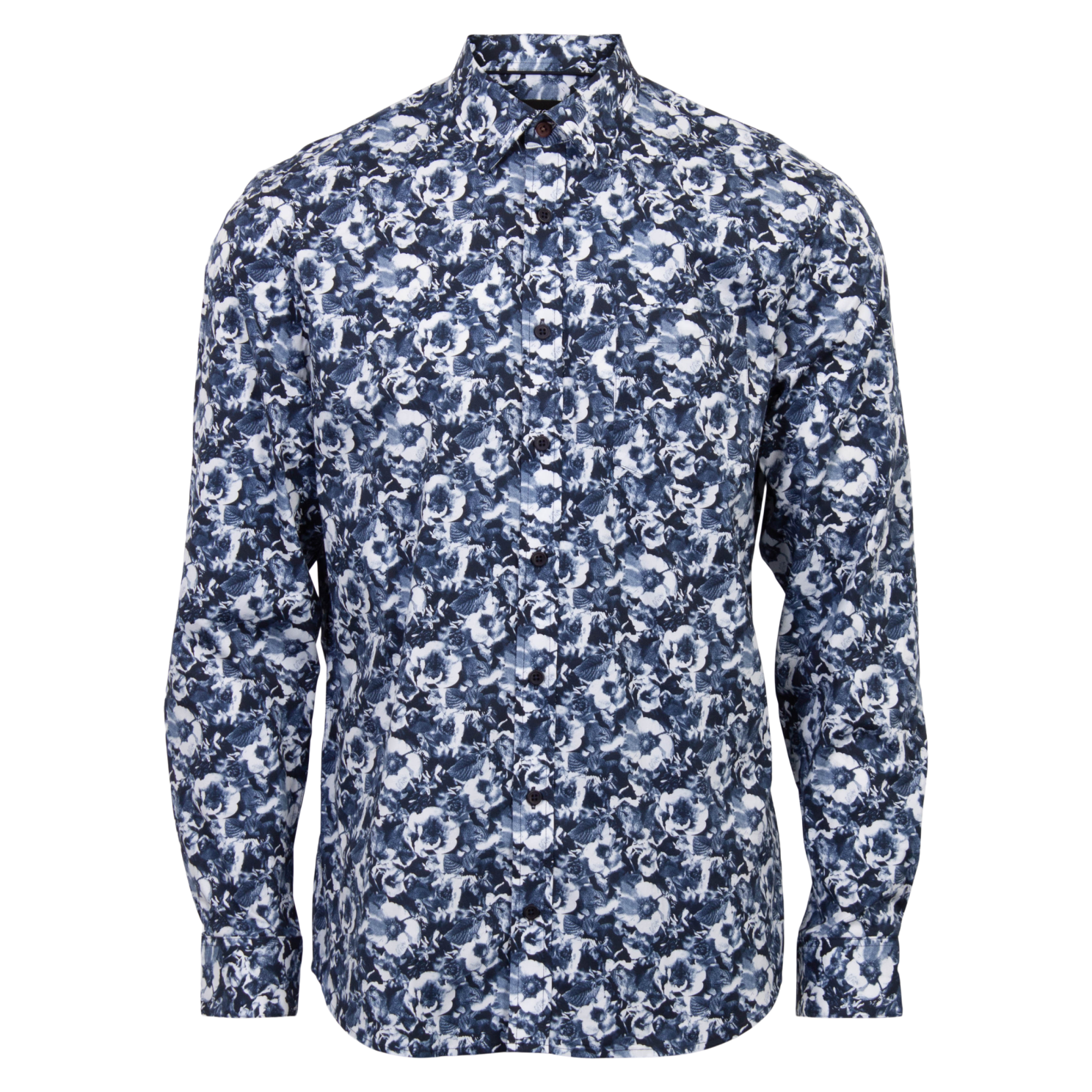 Vito Elron Herreskjorte i Navy - Tidløs Elegance til Mænd