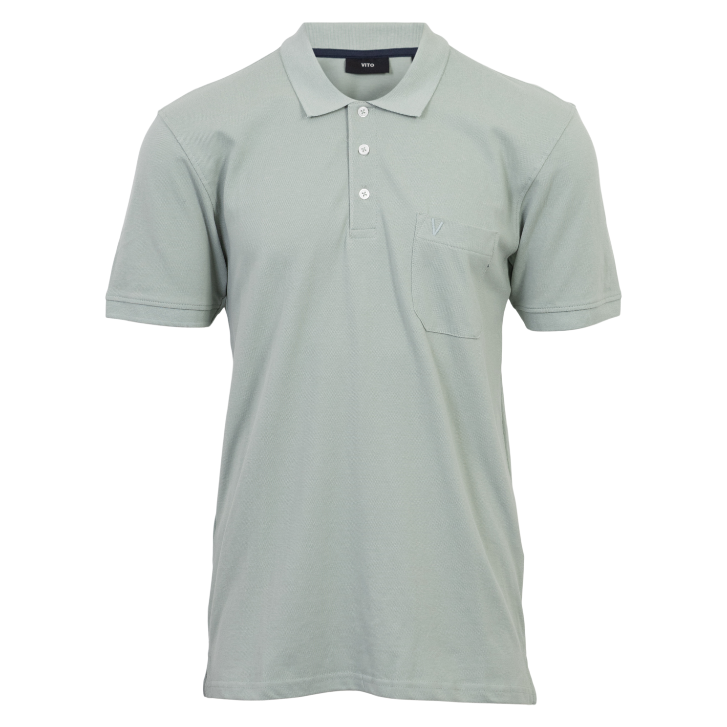 Vito Roger Herre Polo i Frisk Grøn – Plus Size Tilbud!