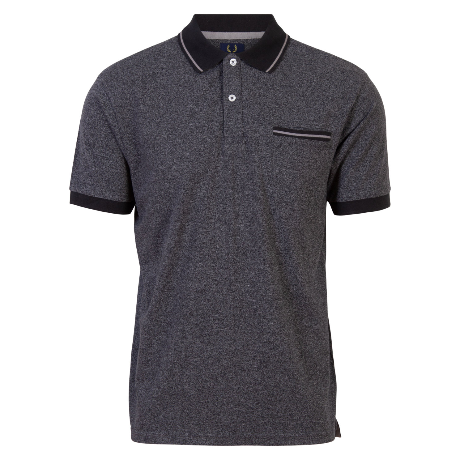 Yellowstone Eagle Herre Polo - Sort Melange Tilbud!