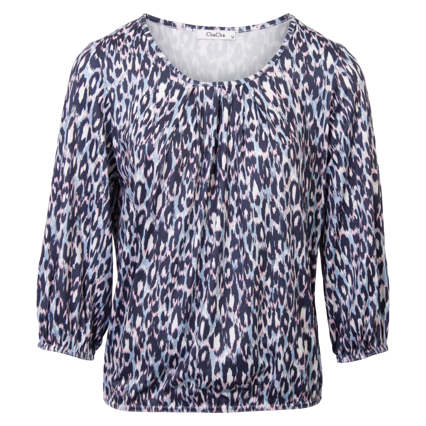Zbyz Blå Print Bluse til Dame – Fantastisk Tilbud!