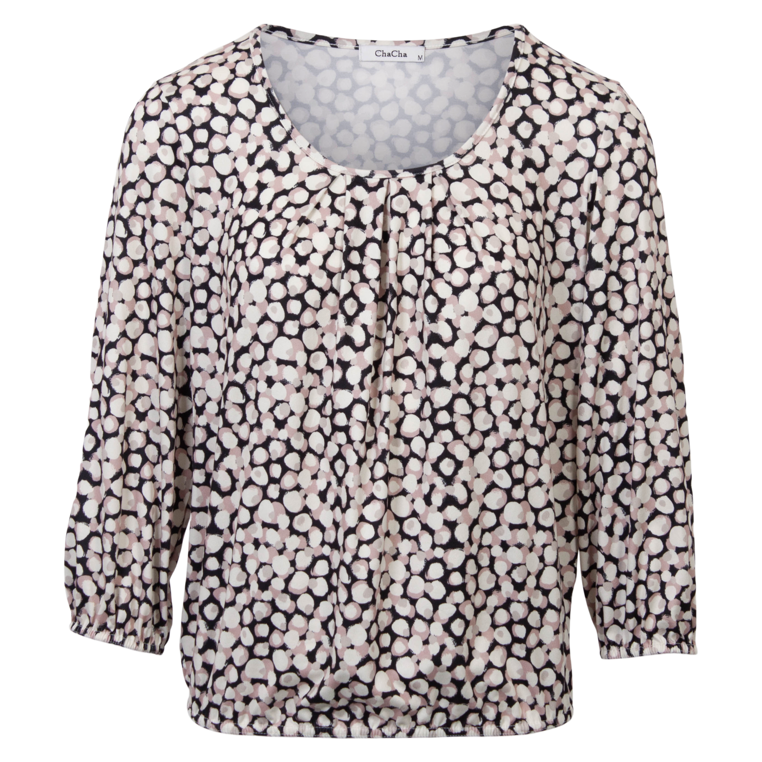 Elegant Rosa Plus Size Bluse til Dame – Komfort og Stil