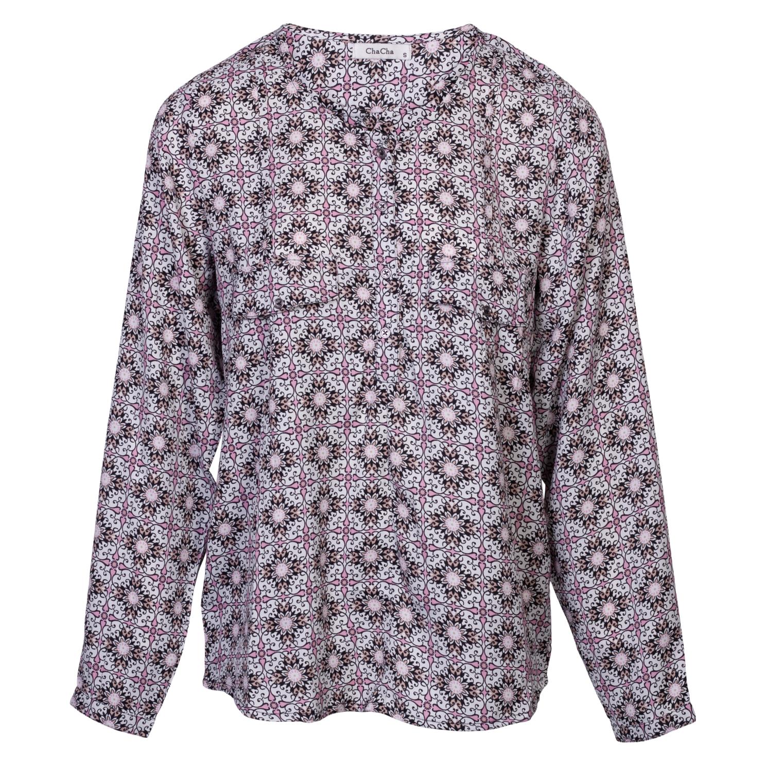 Zbyz Dame Bluse Plus Size  -123 54 56 i Store Plus Size Størrelser