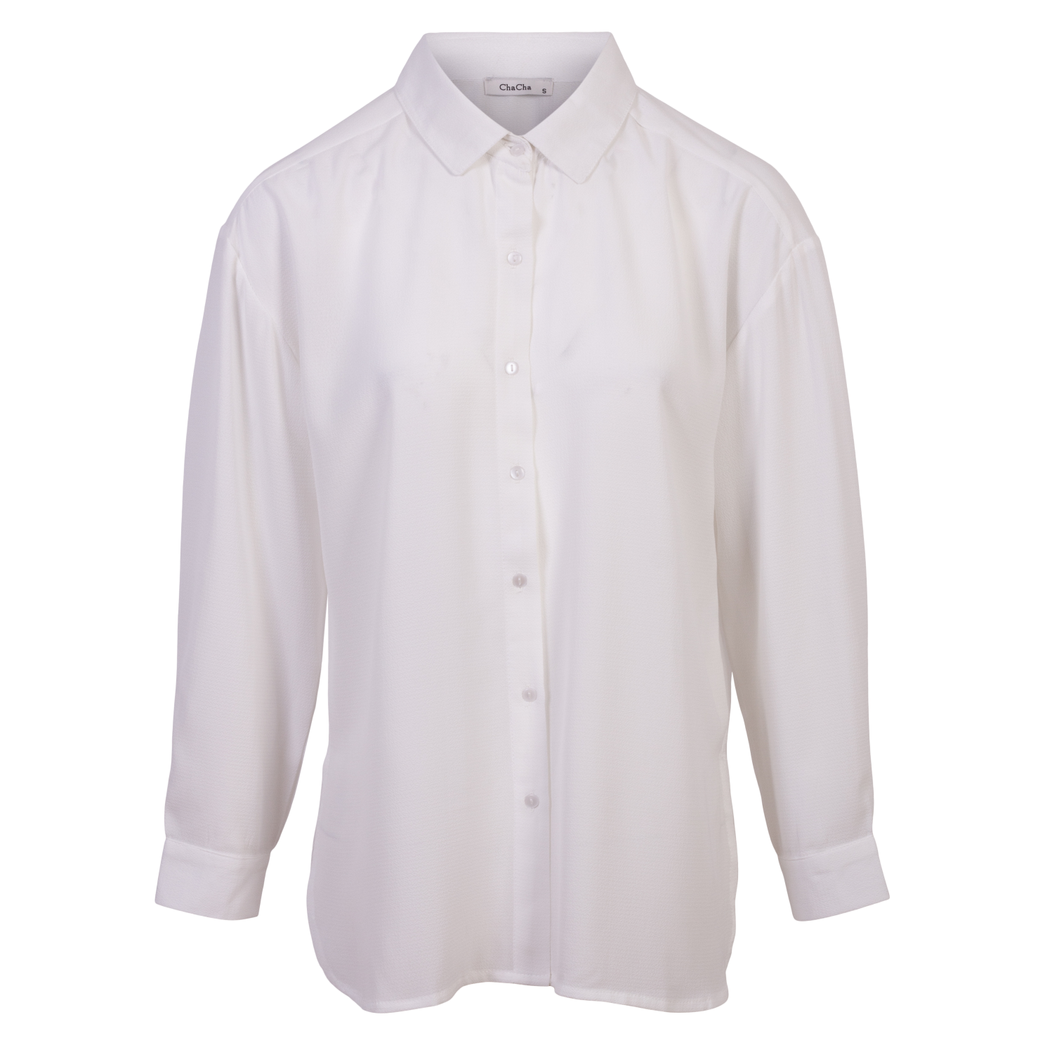 Elegant Sort Plus Size Skjorte til Dame – Tidløs Stil